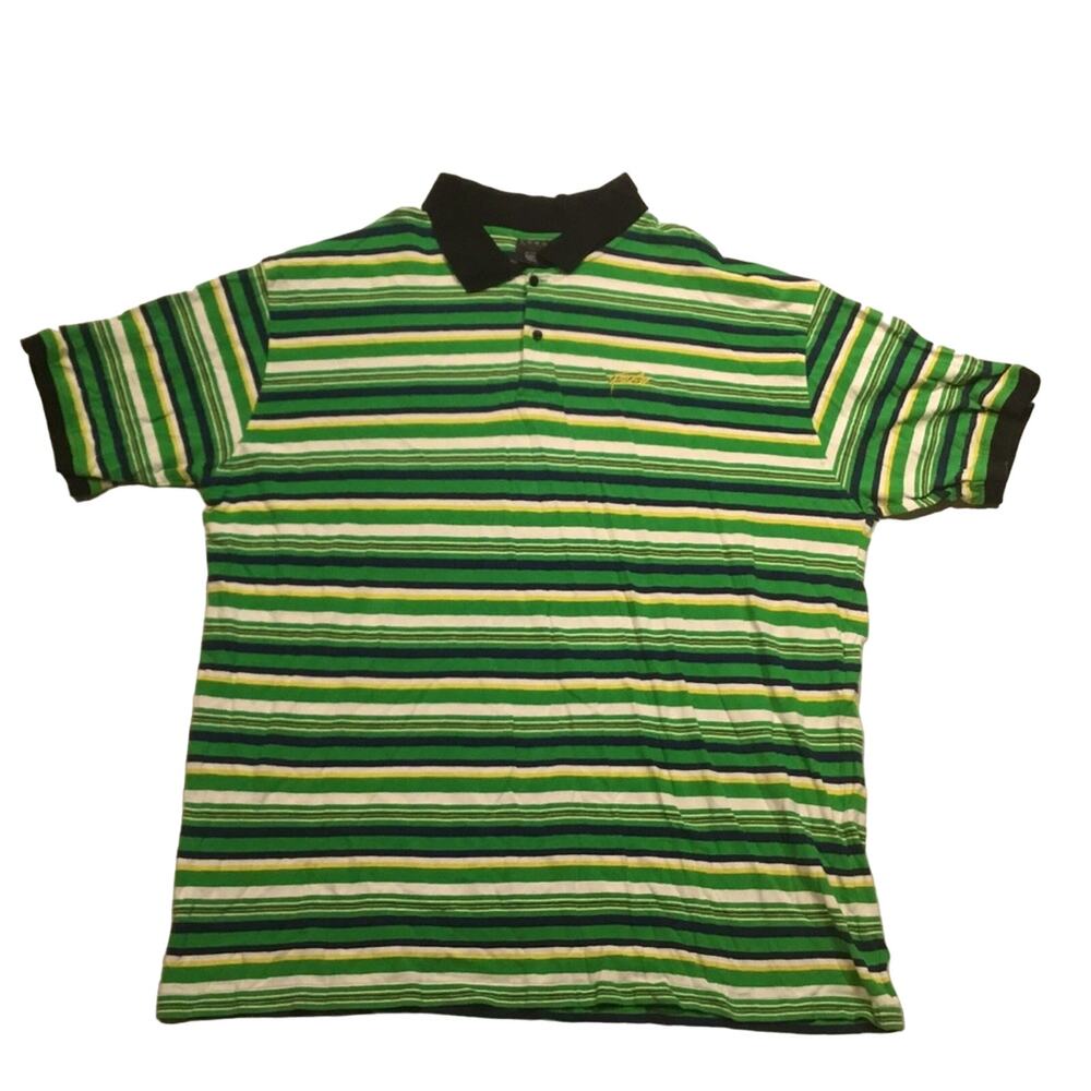 FUBU Striped Polo Shirt